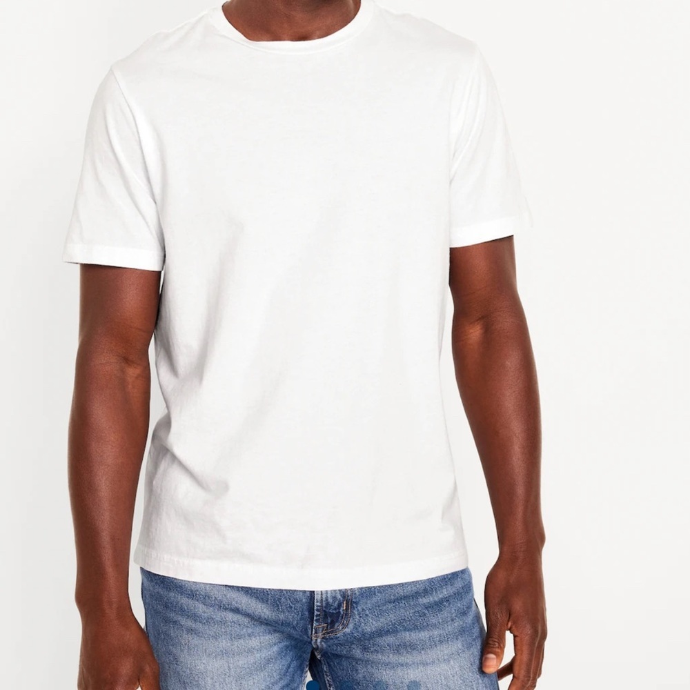 Old Navy- Classic White Men's T-Shirt size Medium - Picture 1 of 12